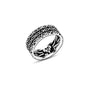 925 Silver Byzantine Chain Ring For Men