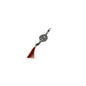 999 Silver Gray Rosary Red Tassel