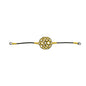 999 Silver Yellow Black Handmade Bracelet