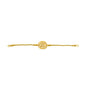 999 S?LVER Gold Hand Knit Bracelet