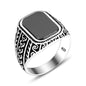 925 Silver Black Onyx Stone Ring For Men