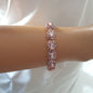 Rose Gold Plated 925K Silver Bangle Bracelet