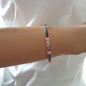 Rose Gold Plated 925K Silver Bangle Bracelet