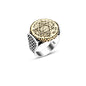 925 Silver Islamic Solomon Seal Ring For Men