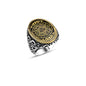 925 Silver Solomon Seal Ring For Men