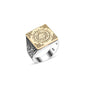 925 Silver Solomon Seal Ring For Men