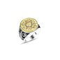 925 Silver Solomon Seal Ottoman Tugra Ring For Men