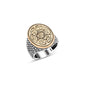 925 Silver Solomon Seal Ring For Men