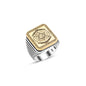 925 Silver Solomon Seal Ring For Men