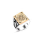 925 Silver Solomon Seal Ottoman Tugra Ring For Men