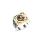 925 Silver Lion Head Ring For Men