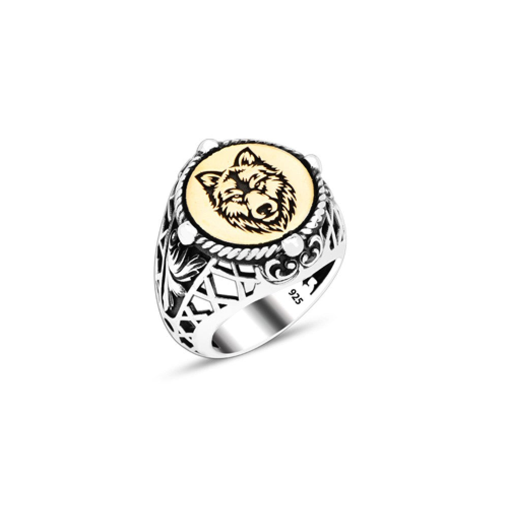 925 Silver Lion Head Ring For Men