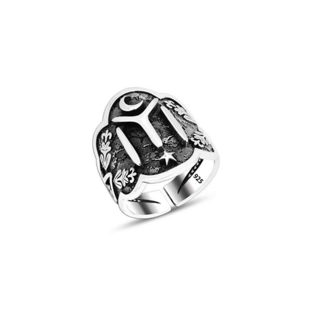 925 Silver Kayi Tribe Ring For Men