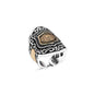 925 Silver Solomon Seal Ring For Men