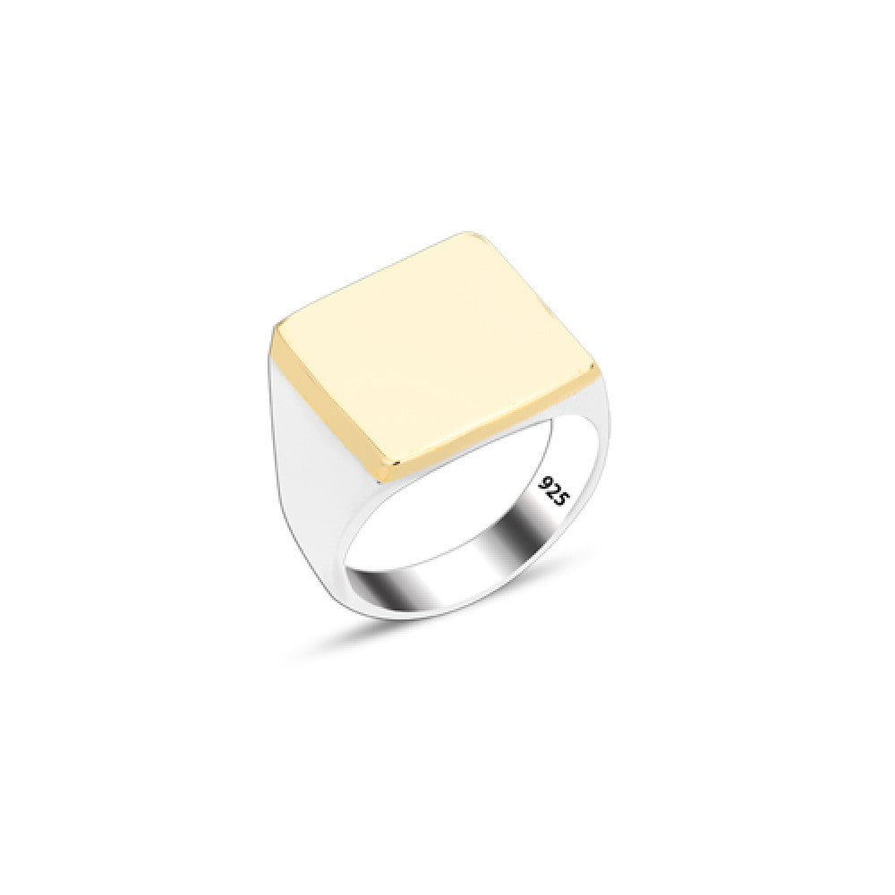 925 Silver Square Ring For Men