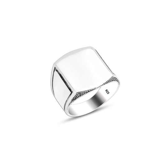 925 Silver Square Ring For Men