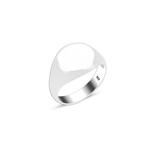 925 Silver Oval Ring For Men