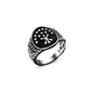 925 Silver Star and Arrow Ring For Men