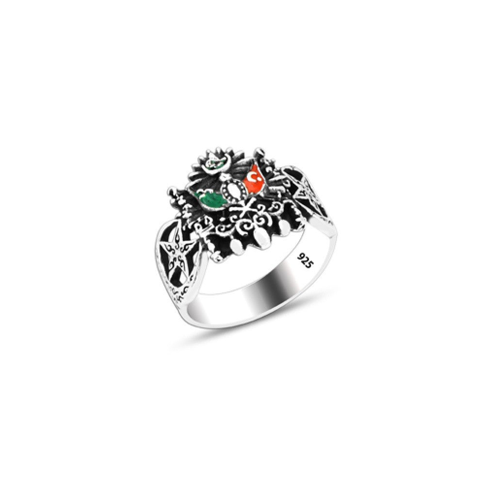 925 Silver Ottoman Empire Ring For Men