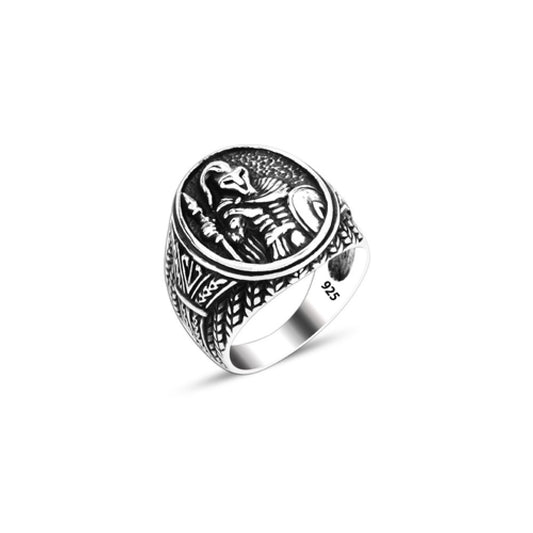 925 Silver Gladiator Ring For Men